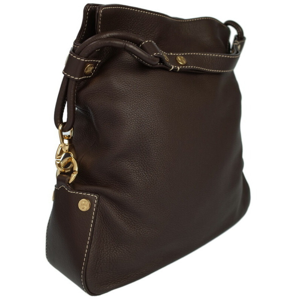 Celine Bag Gancini Shoulder Black - Picture 1 of 9
